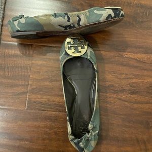 Tory Burch Camo Flats